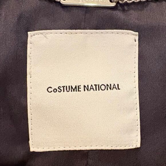 CoSTUME NATIONAL Classic Grey Wool Blazer Size 42 or US 6 - Picture 5 of 6